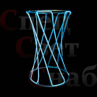 Световая подставка для 3D фигур "Айсберг" 1.5х1 м неон белый
