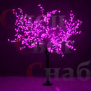 Дерево уличное светодиодное "Сакура" 2.5м розовое