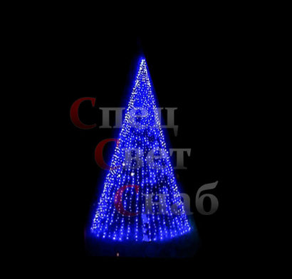 Большая Светодиодная Елка. Синяя 