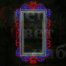 Фотозона "Зеркало Белоснежки 2027" 7.5х3.5 м сине-красная