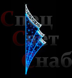 Светодиодная  консоль "Льдинка"